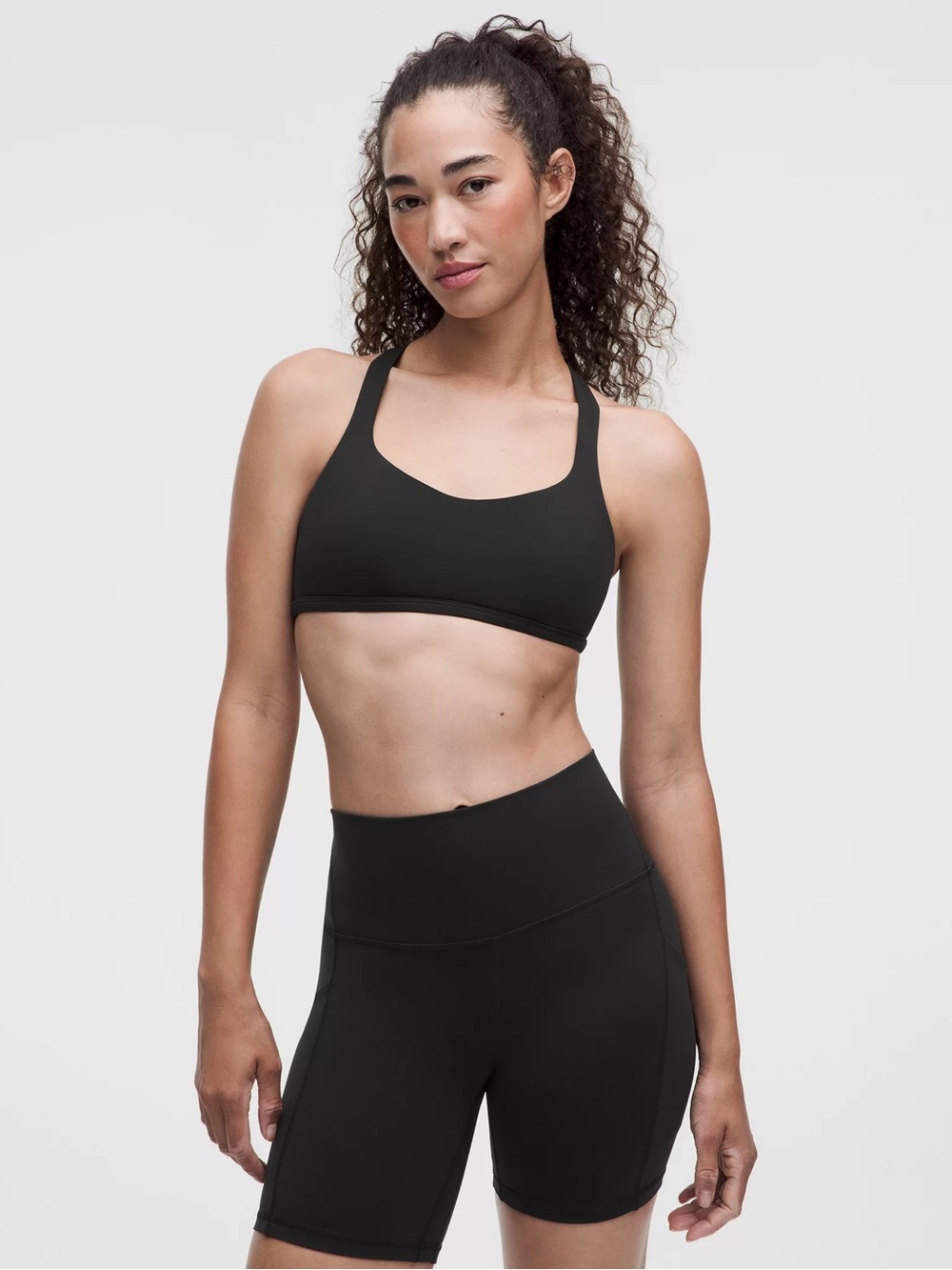 lululemon Free To Be Wild Bra — Black, Size 6